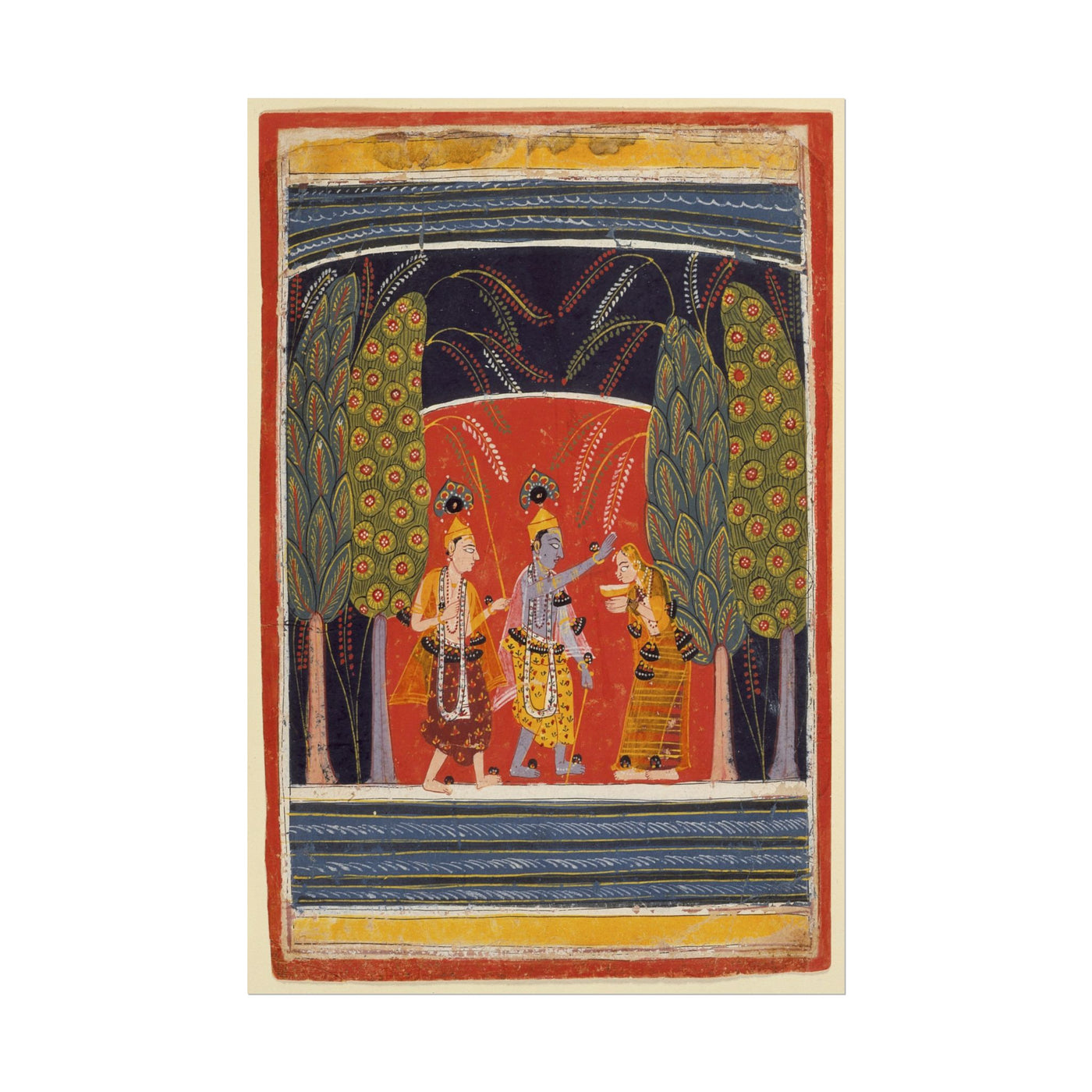 Krishna Making Kubja Beautiful 12″×18″