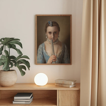 Young Woman with a Fan
