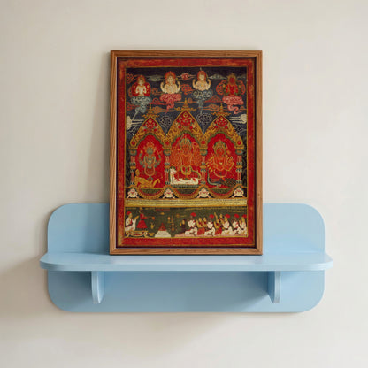 Three Mother Goddesses: Mahalakshmi Flanked