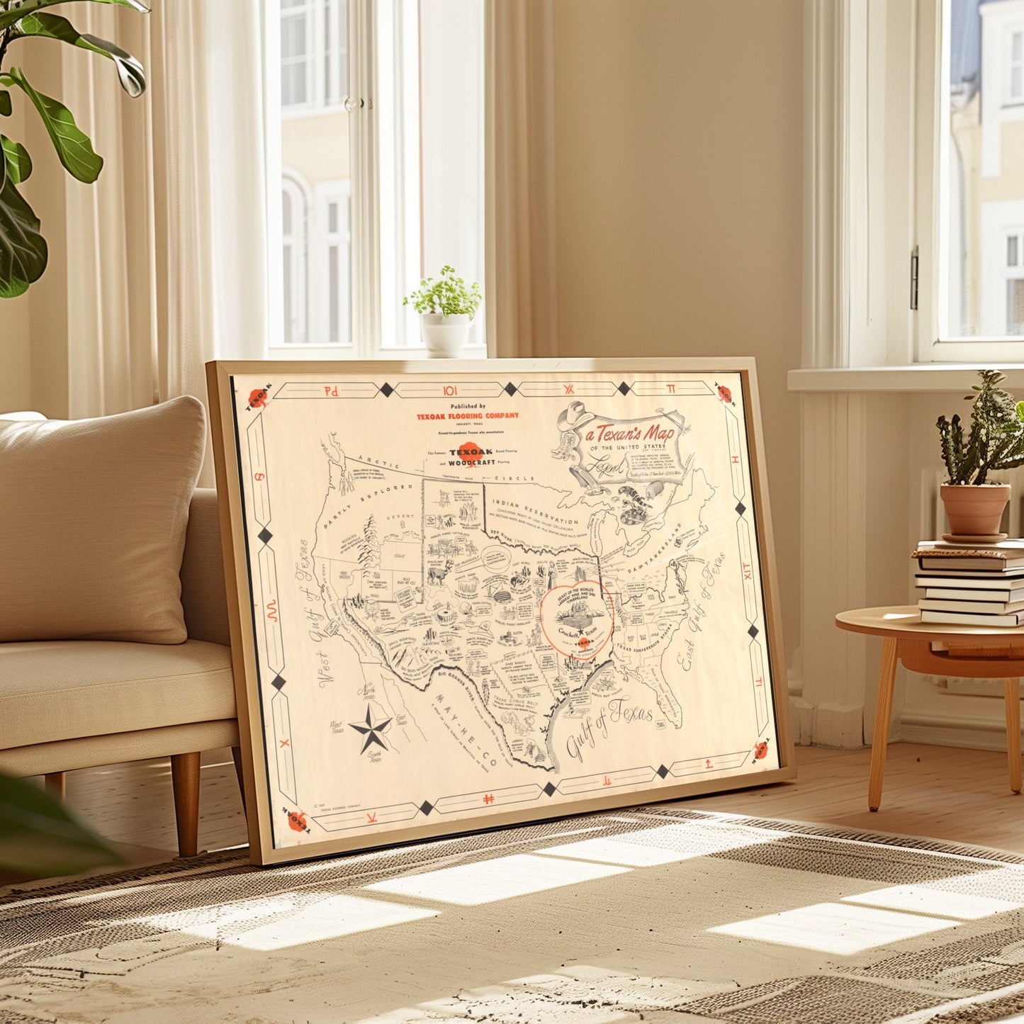 A Texan’s Map of the United States of Texas