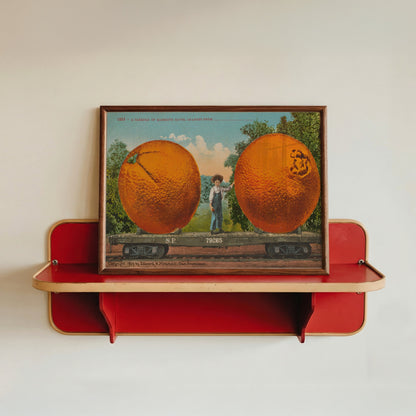 Giant Oranges Art Print