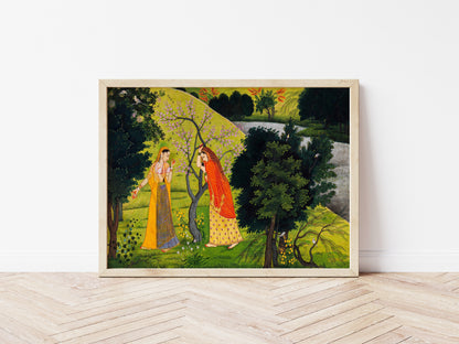 Radha and Her Confidant