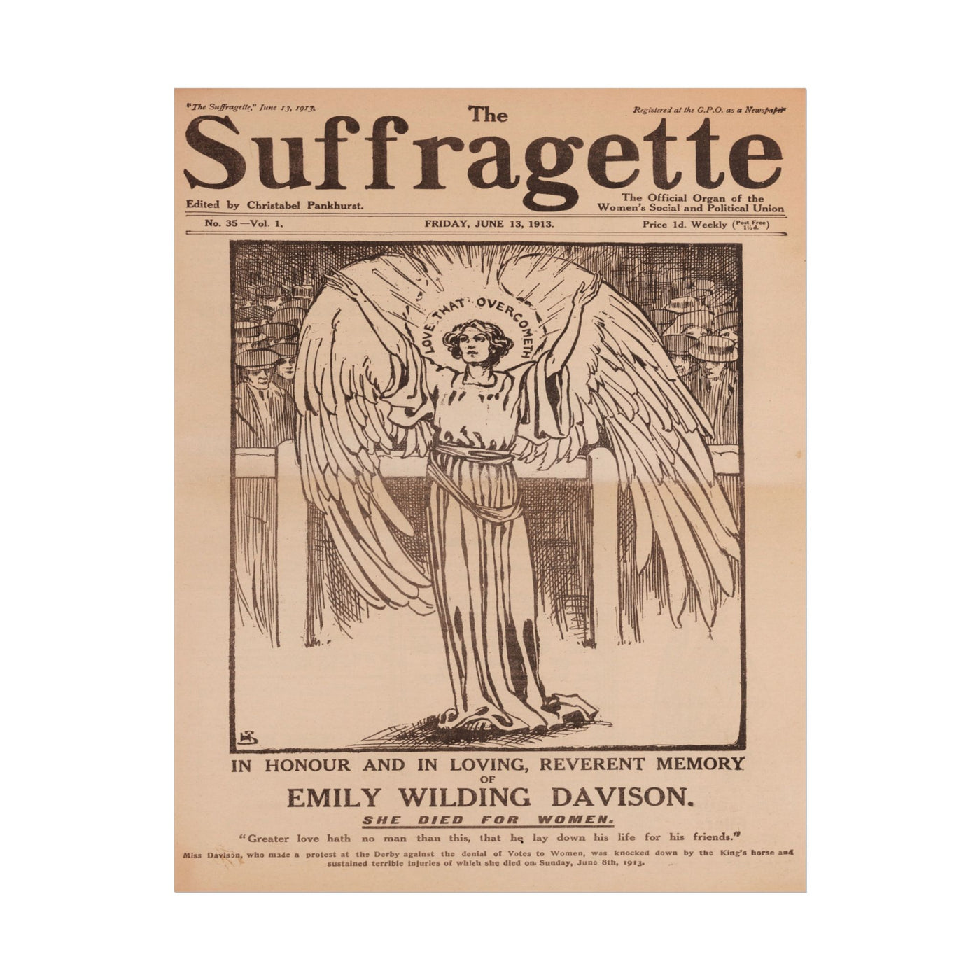 The Suffragette 11×14