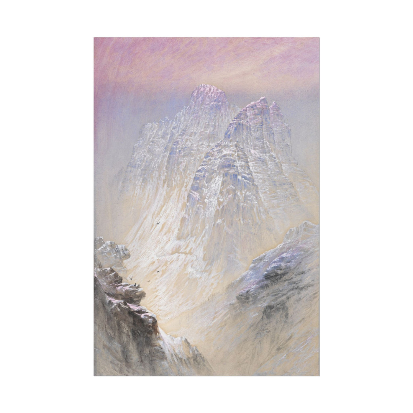 Sasso di Pelmo as seen from St. Luzia 12″×18″