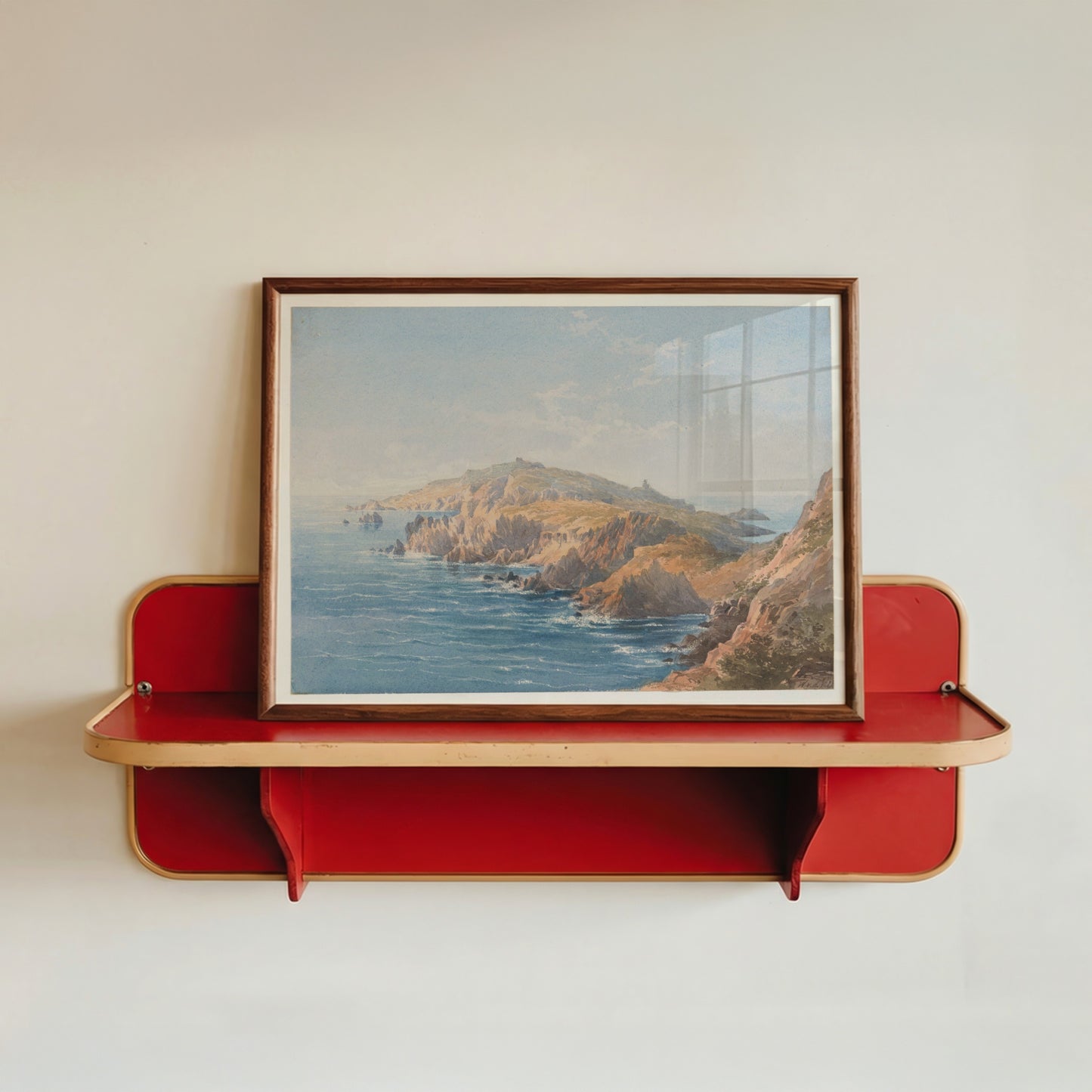 Serene Coastal Landscape Art Print
