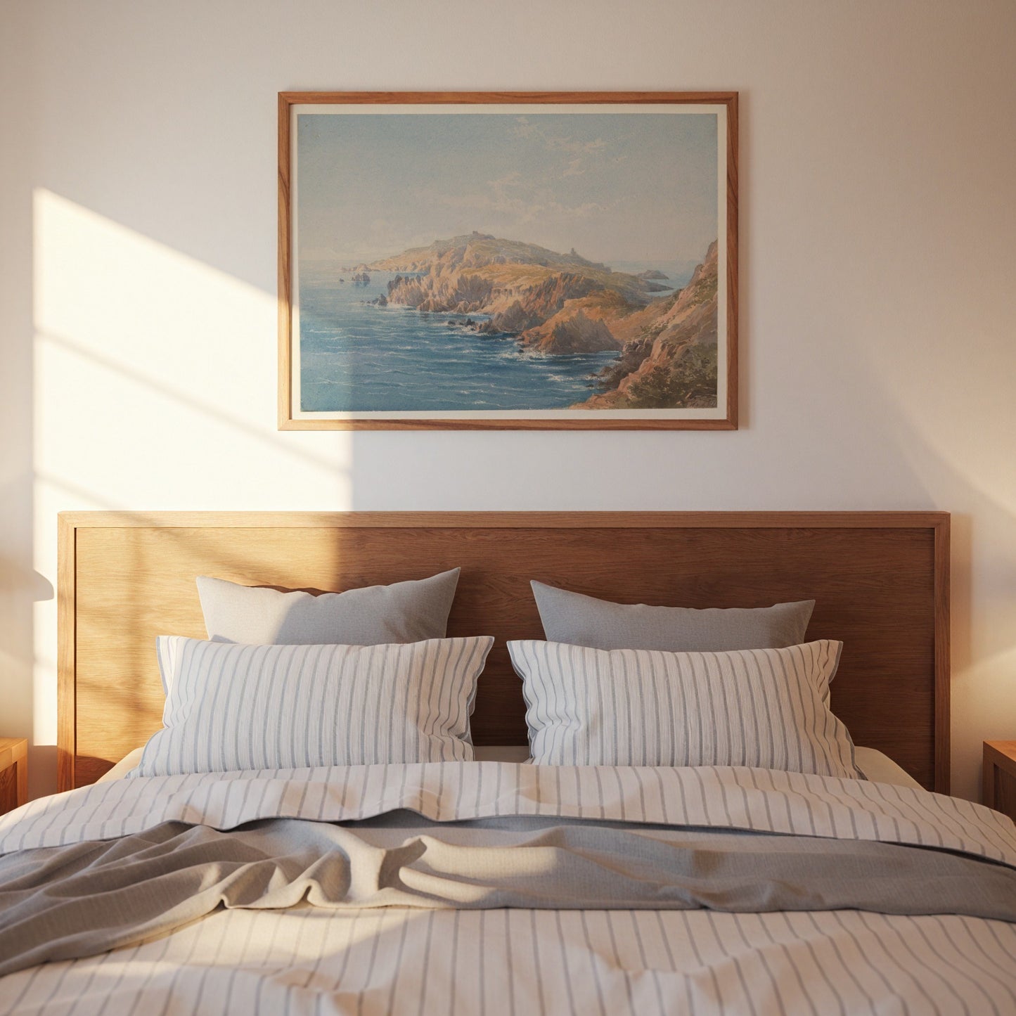 Serene Coastal Landscape Art Print
