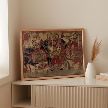 Drummer and Horn Player, Marriage of Abhimanyu and Vatsala