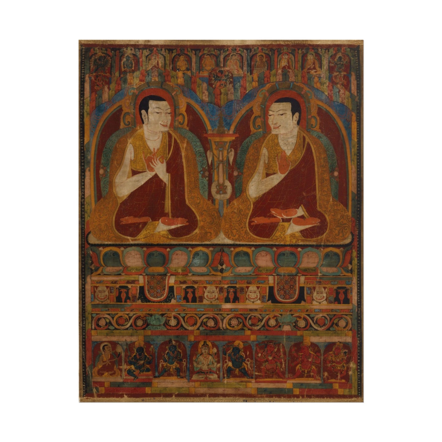 Portrait of Two Taklung Lamas