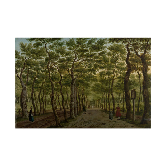 Serene Nature Scene with Figures