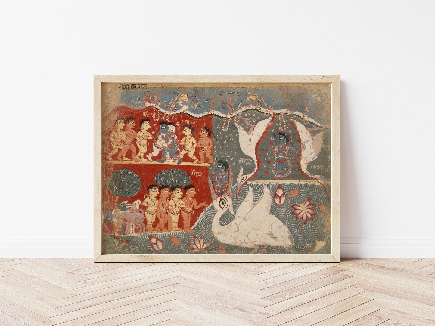 Krishna Kills the Crane Demon