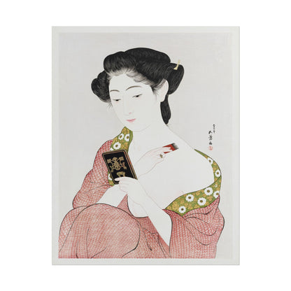 Japanese Woman Applying Powder