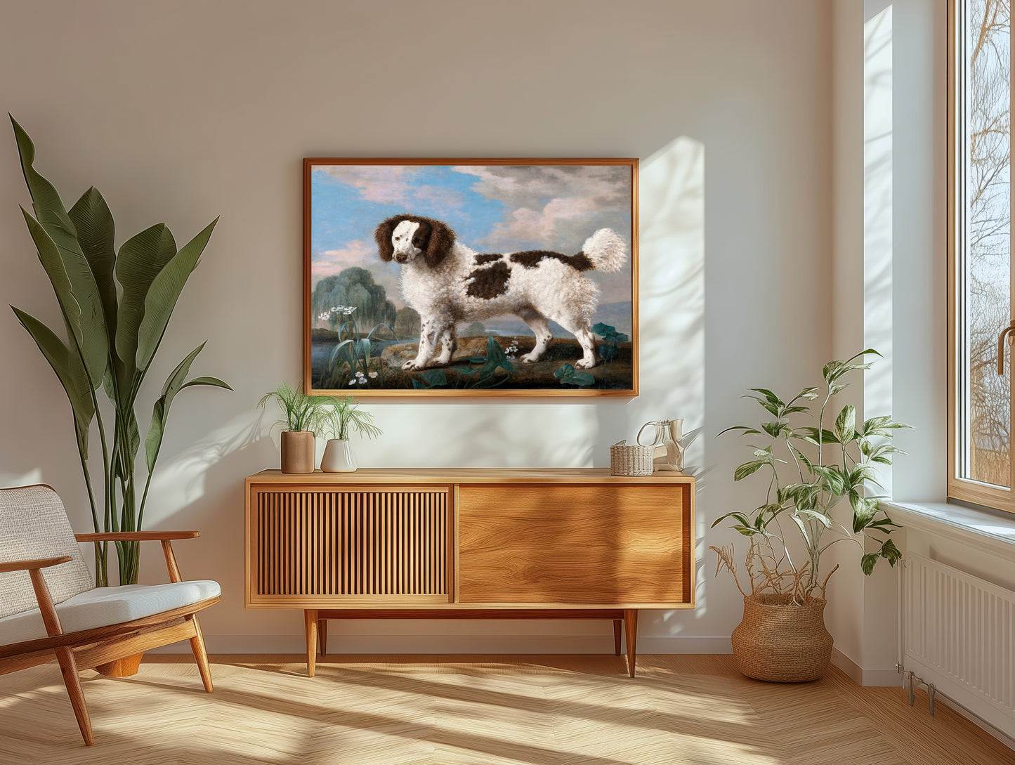 Brown and White Norfolk Spaniel