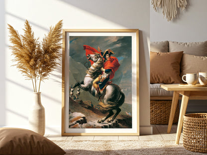 Napoleon Crossing the Alps Print