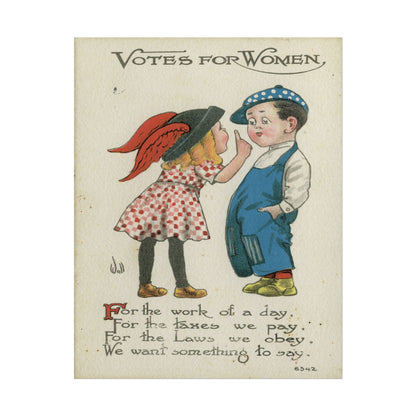 Votes for Women poster by Alphonse Mucha  - 11x14 inch print