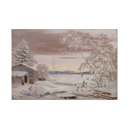 Winter Sunset in Savo Province