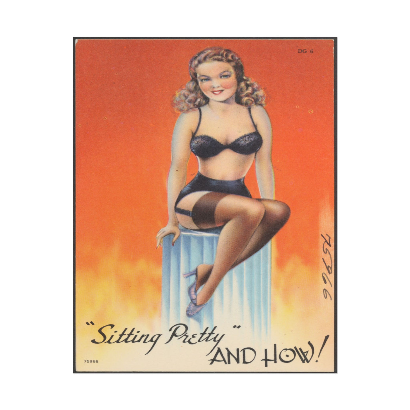 Sitting Pretty 11″×14″