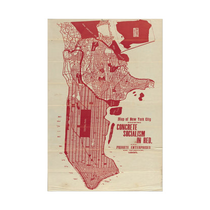 Socialism Map of New York