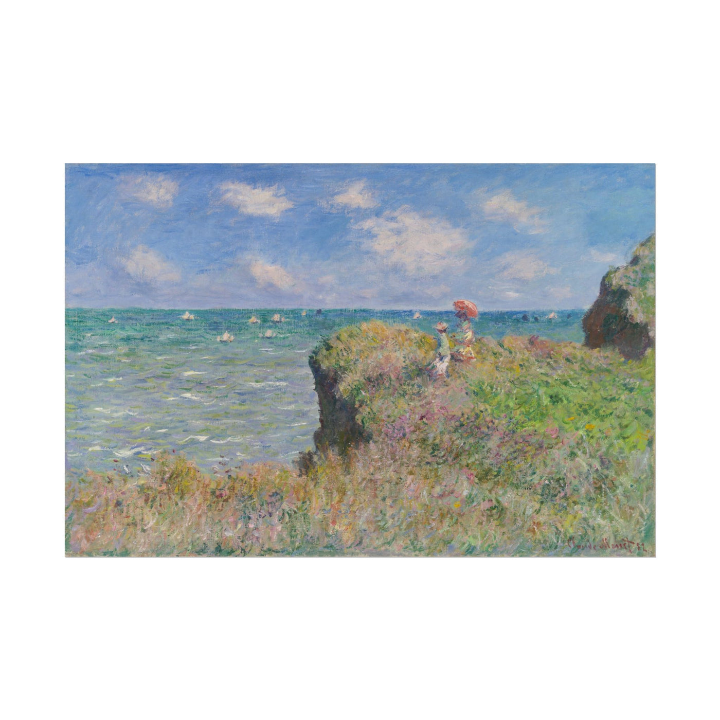 Cliff Walk at Pourville 18″×12″