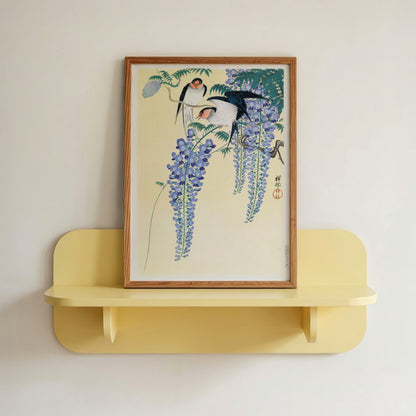 Swallows and Wisteria