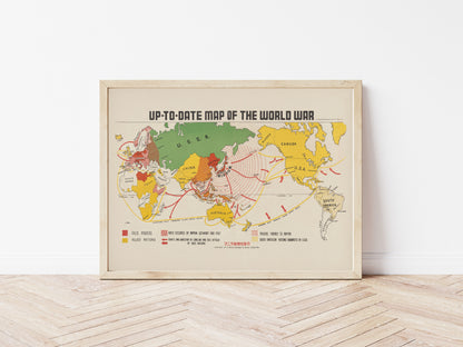Map of the World War