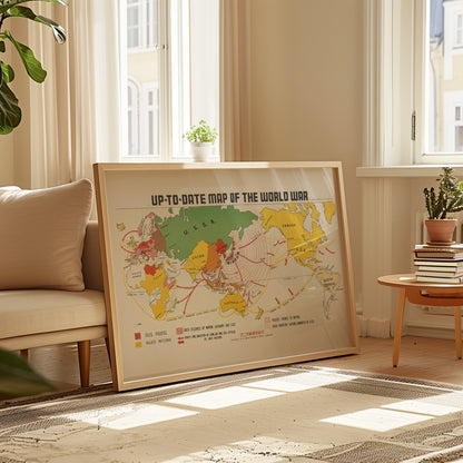 Map of the World War
