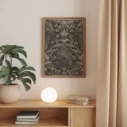 Vase and Flowers Textile