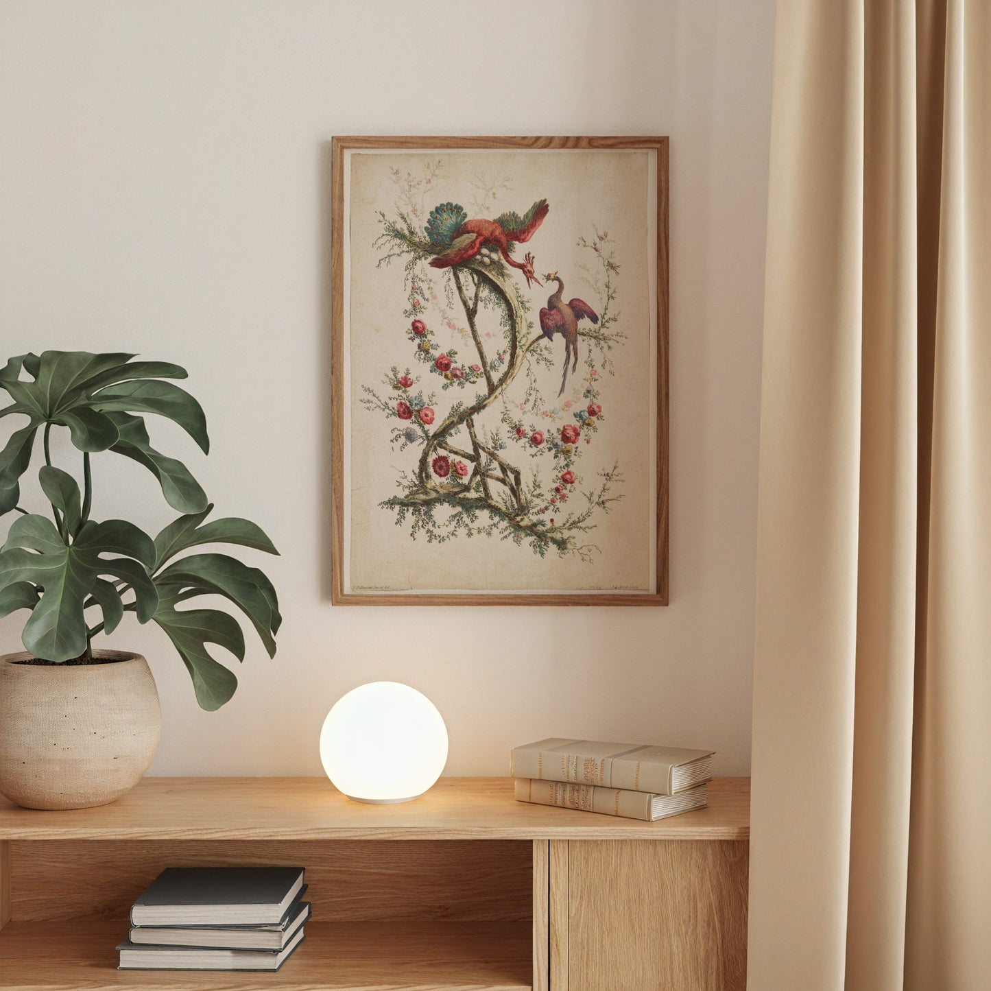 Chinoiserie Flowers and Birds