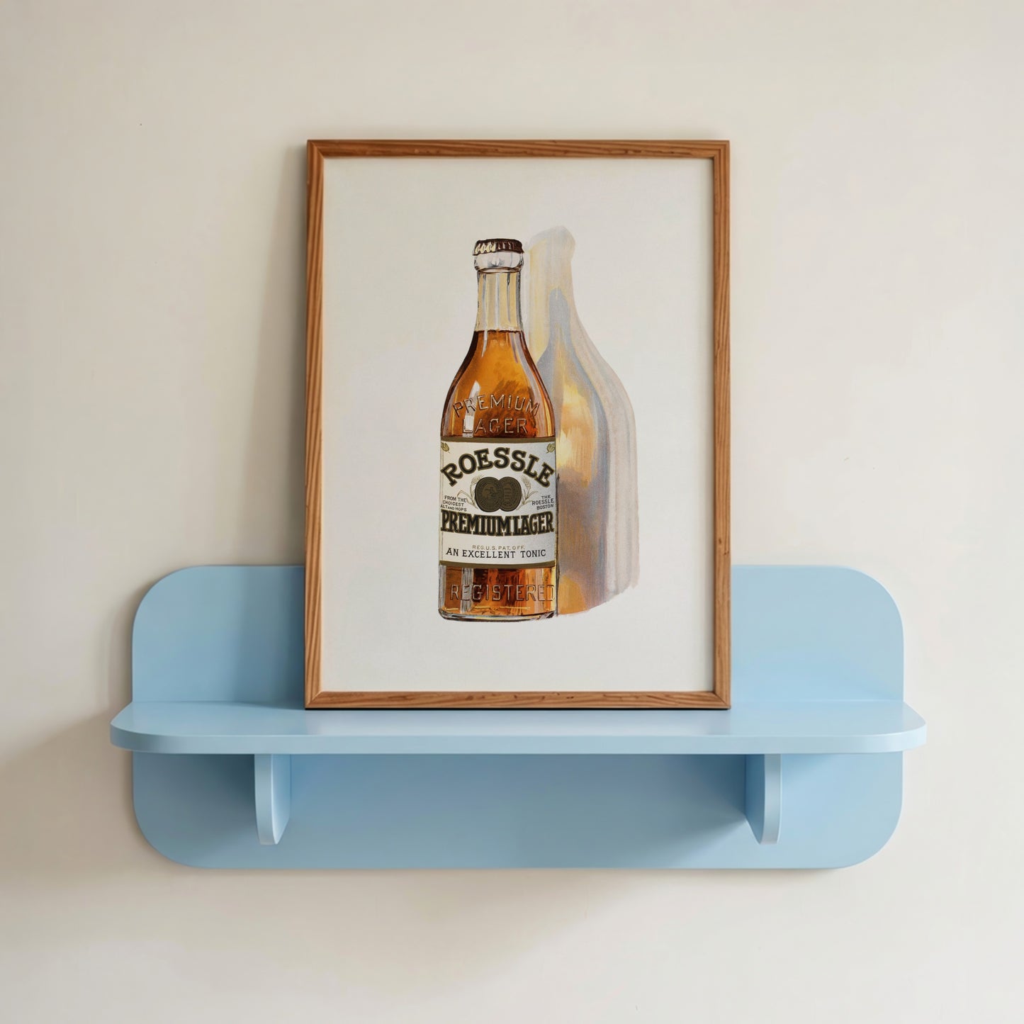 Roessle Premium Lager Advertisement