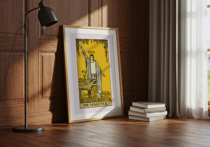 The Magician - Tarot Card poster by Anheuser Busch - Neutral room decor with framed print