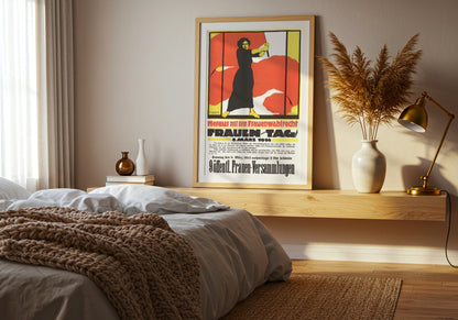 Vintage 1914 Women's Day Poster poster by Paul Poiret - Neutral room decor with framed print