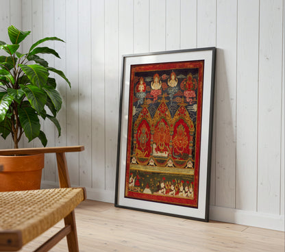 Three Mother Goddesses: Mahalakshmi Flanked