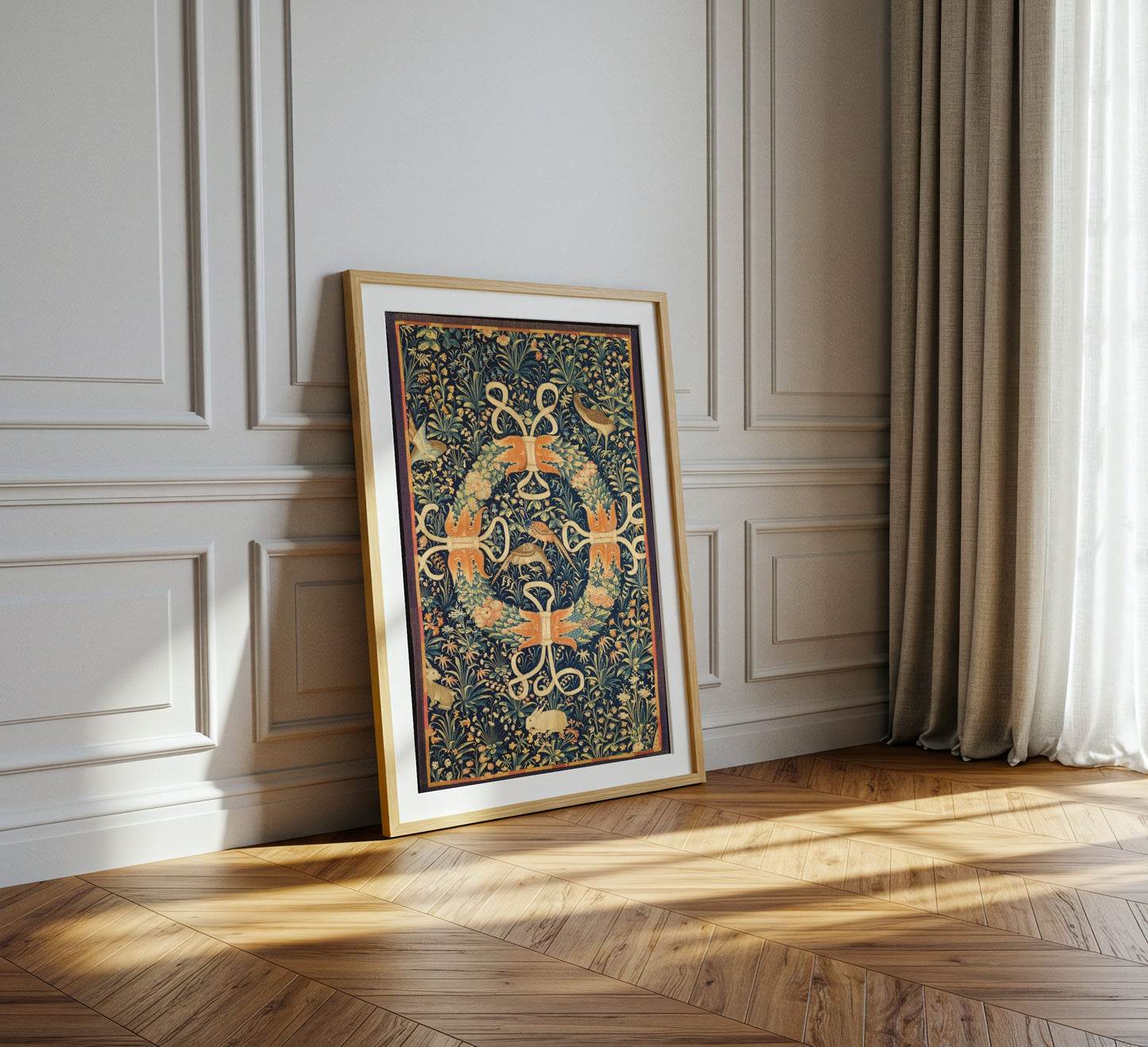 Wreath on a Ground of Flowers