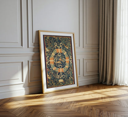 Wreath on a Ground of Flowers