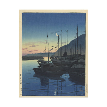 Ochtend in Beppu poster by Kawase Hasui & Watanabe Shozaburo - 11x14 inch print
