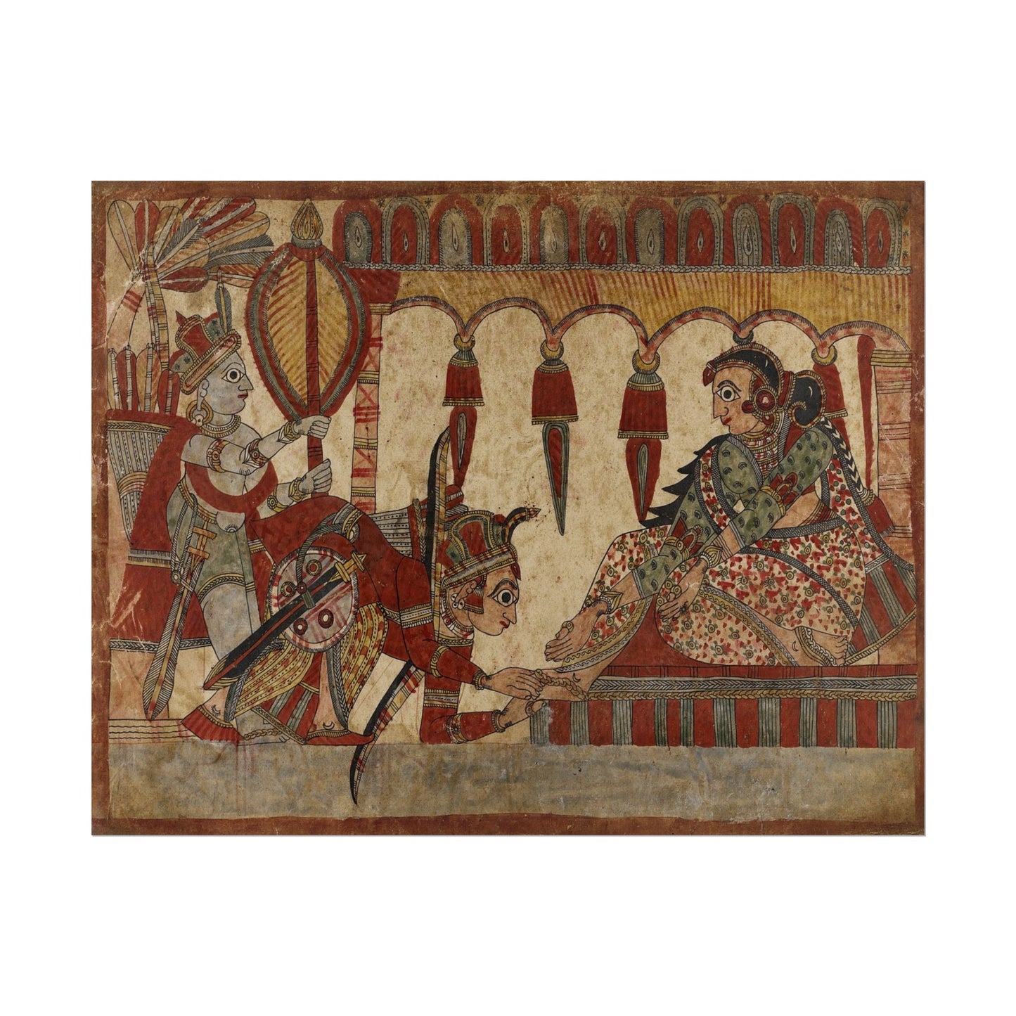 Abhimanyu Greets his Mother