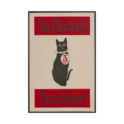 The Black Cat Magazine Cover poster by Paul Poiret - 12x18 inch print