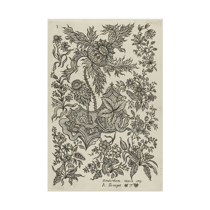 Textile Art poster by Alexander Senegat - 24x36 inch wall art