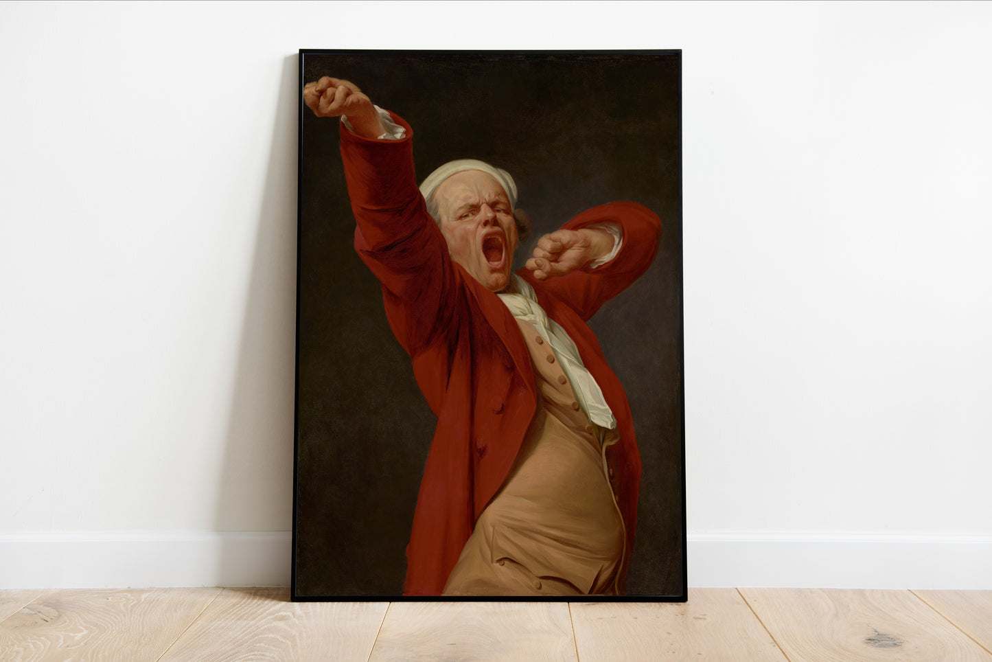 Self-Portrait Yawning