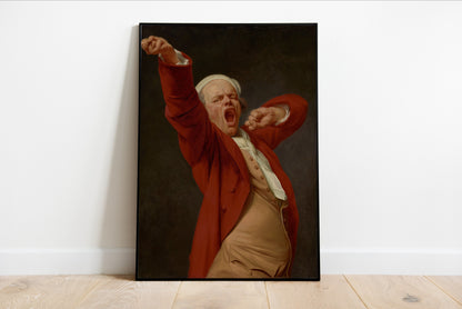 Self-Portrait Yawning