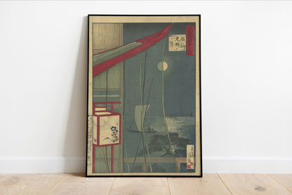 Moonlit Scene at Shinagawa