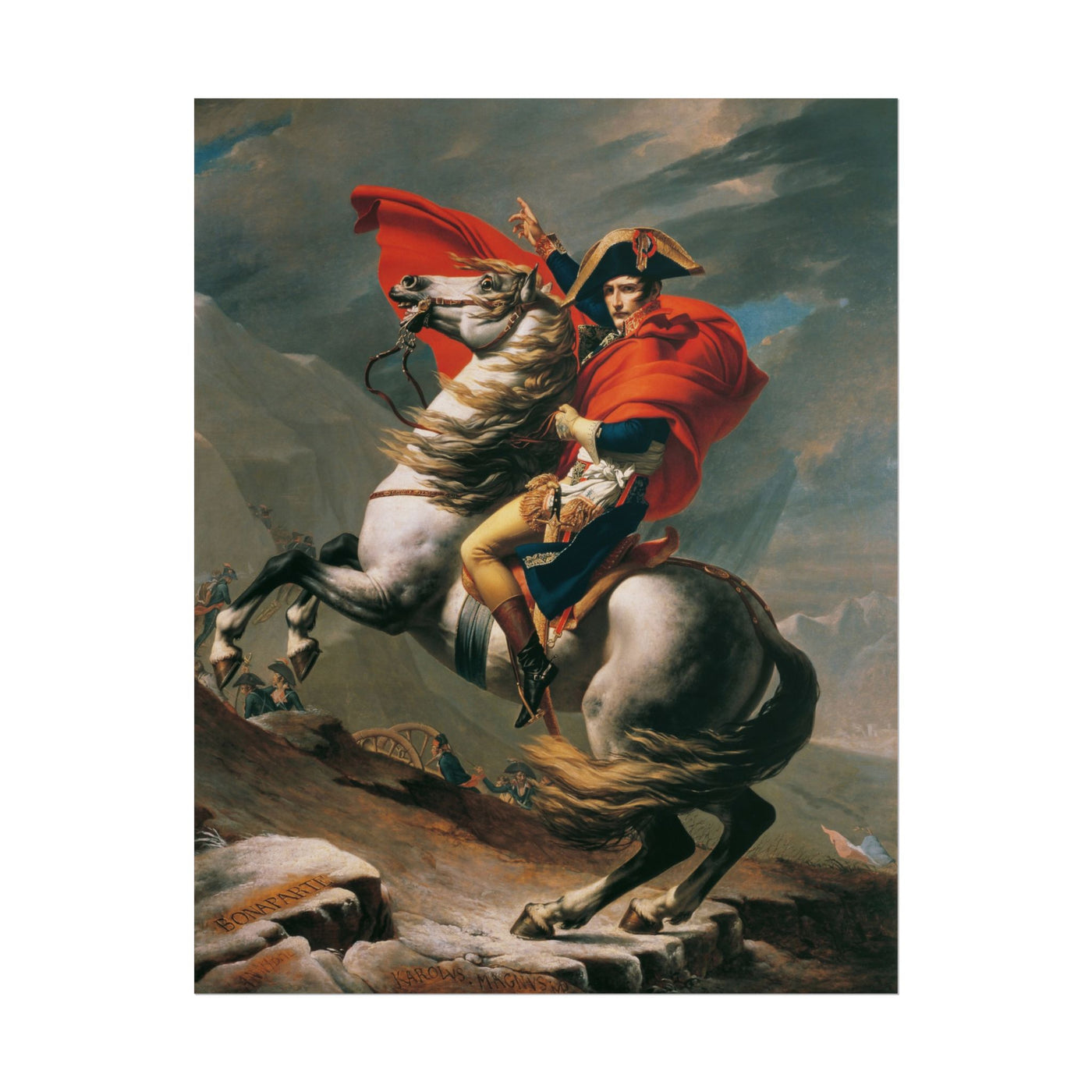 Napoleon Crossing the Alps Print 11″×14″