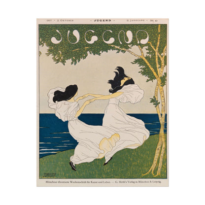 Jugend Magazine poster by C Ribsam & Sons - Black frame wall art