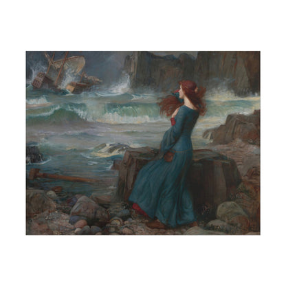 Miranda The Tempest poster by John William Waterhouse - 11x14 inch print