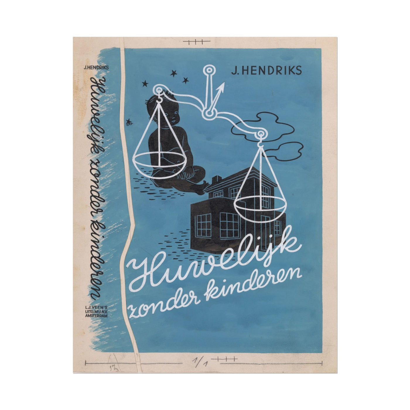 Huwelijk zonder Kinderen Book Cover 11″×14″