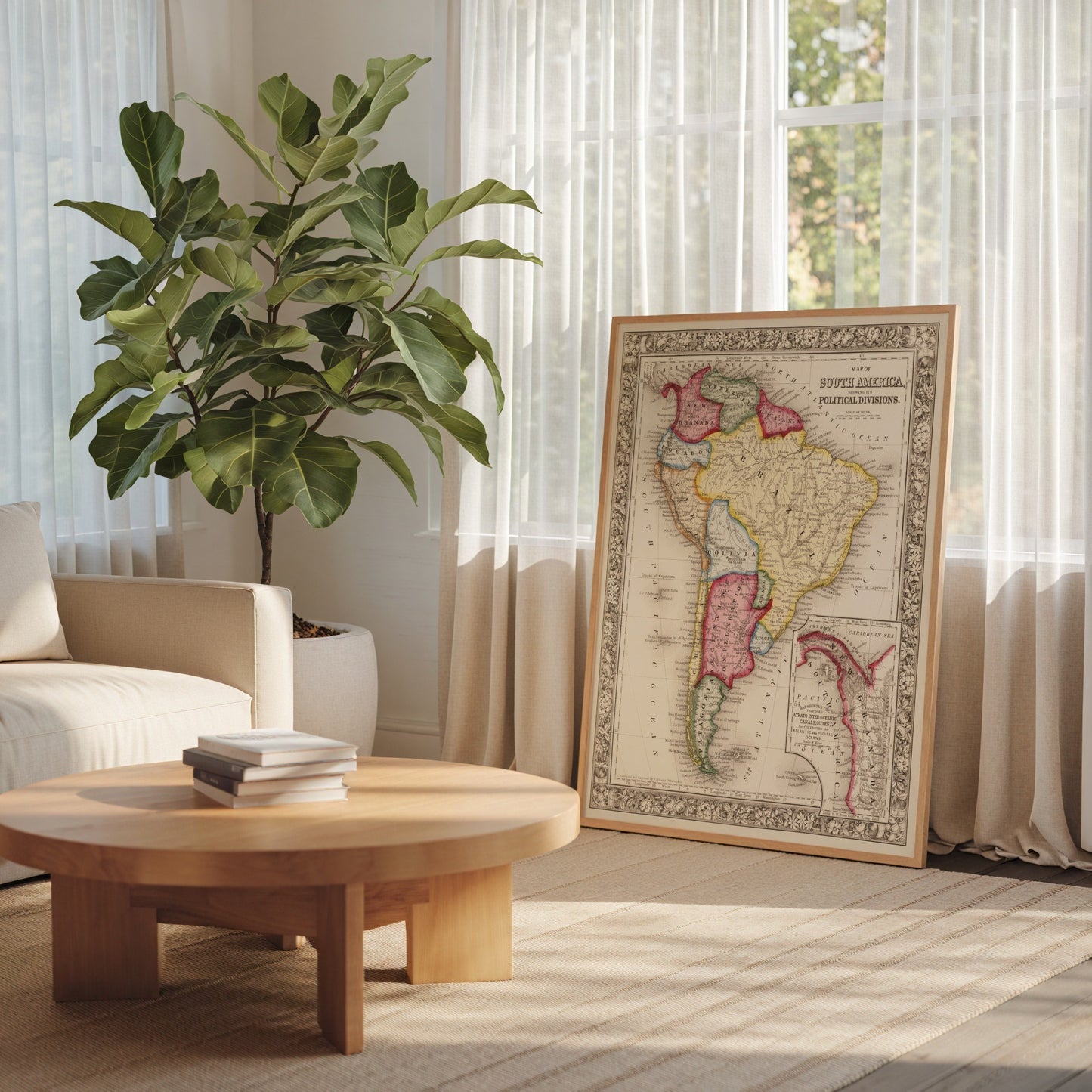 Map of South America