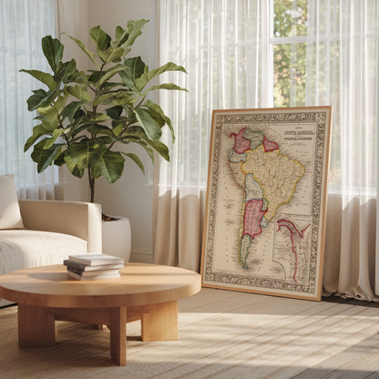 Map of South America