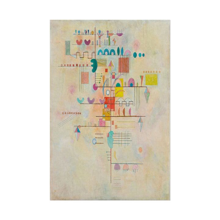 Graceful Ascent poster by Wassily Kandinsky  - 12x18 inch print