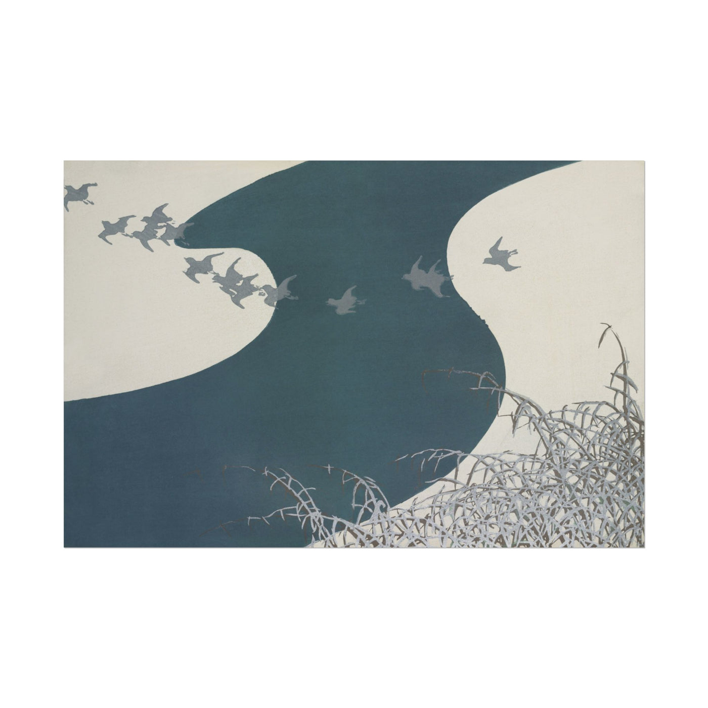 Birds from Momoyogusa - Flowers Of A Hundred Generations 18″×12″