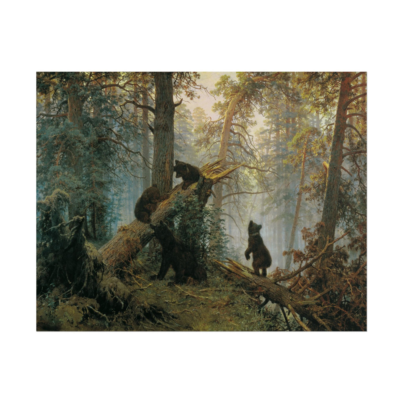 Morning in a Pine Forest 14″×11″