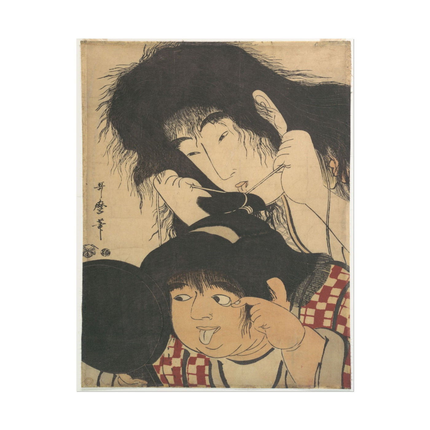 Yamauba and Kintarō 11″×14″